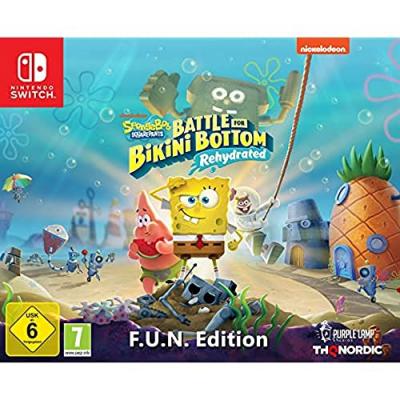 SpongeBob SquarePants Battle for Bikini Bottom Rehydrated F.U.N. Edition Nintendo Switch 
