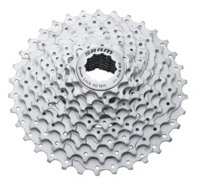 Cassette VTT 9 vitesses Sram PG970 - Argent} - 11-34t}, Argent}