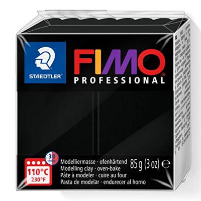 Staedtler - Fimo Professional - Pain P&acirc;te &agrave;&nbsp; Modeler 85 g Noir
