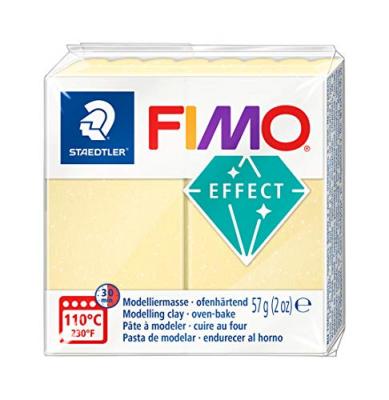 P&acirc;te Fimo Effect Jaune citrine 106 - 56 gr - Fimo - couleur variant