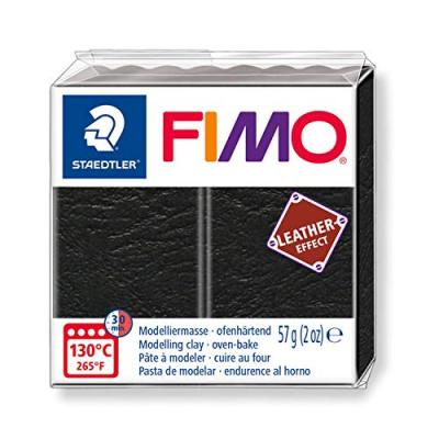 Staedtler Fimo argile &agrave; modeler &agrave; effet d'apprentissage noir