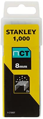 Agrafes plates 8MM-5/16"", - boite de 1000 - 1-CT305T - Stanley
