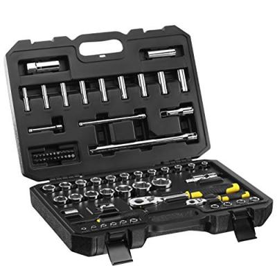 Stanley Coffret de douilles 1/4"" + 1/2"", jeu de 72 pcs - STMT82831-1