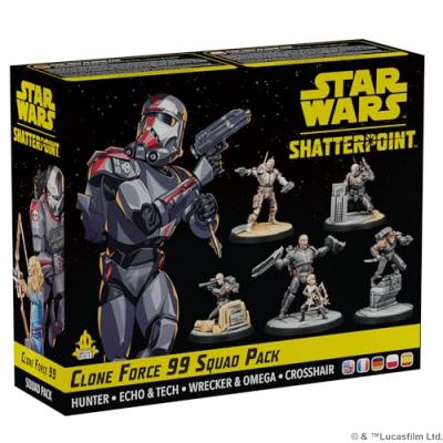 SW Shatterpoint : Clone Force 99 - Set d&acute;Esc. - Atomic Mass Games Jeu de soci&eacute;t&eacute; - AMGSWP38ML 