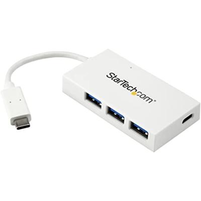 Startech Hub Usb-c 4 Port 1x Usb-c & 3x Usb A Blanc