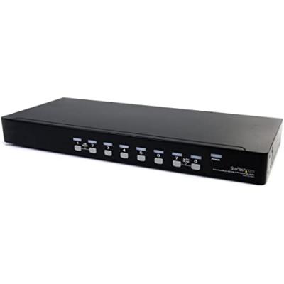Commutateur kvm usb vga avec 8 ports sur rack avec audio