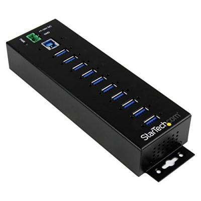 Startech Usb 3.0 10 Port Hub With Power Adapter 350w Noir