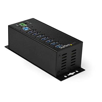 Startech Usb 3.0 7 Port Hub With Power Adapter Noir