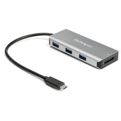 3-port usb-c hub with sd card reader-10gb - 3x usb-a 1x usb-c