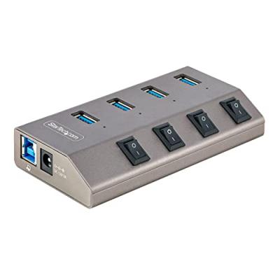 Startech 5g4aibs-usb-hub-eu Hub Argent&eacute;