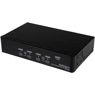 StarTech.com Commutateur KVM DisplayPort USB 4 ports avec audio
