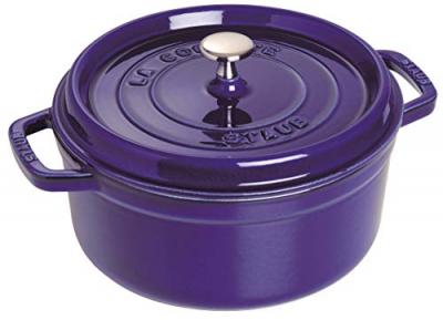 Staub - Cocotte ronde bleu intense 24 cm 3.8L