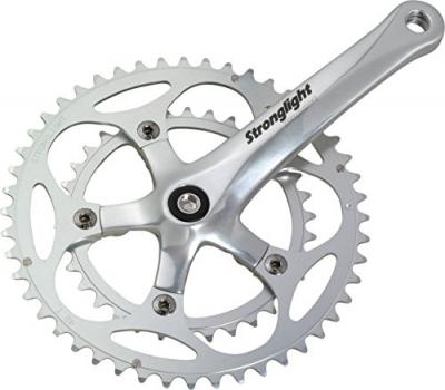 P&eacute;dalier v&eacute;lo de route Stronglight impact 8-9v &agrave; 2 plateaux pour a