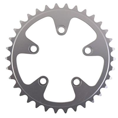 Plateau v&eacute;lo - fixation 74 mm - 30 dents - couleur argent