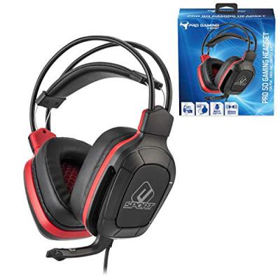 SuBsonic Pro Gaming 50 - Red Sports Edition - micro-casque - circum-aural - filaire - jack 3,5mm