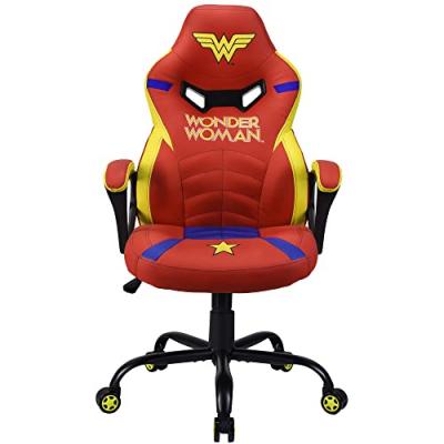 Si&egrave;ge gamer Subsonic Junior Wonder Woman Rouge et jaune 