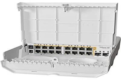 Mikrotik netPower 16P L2/L3 Gigabit Ethernet CRS318-16P-2S+OUT