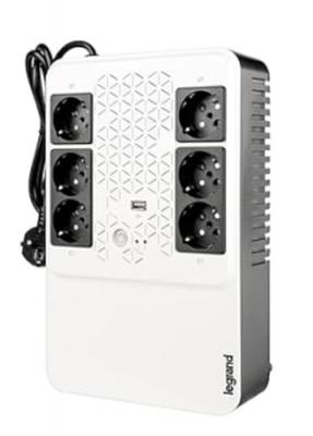 Legrand UPS-KEOR MULTIPLUG 600VA 310081 Blanc/Noir