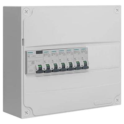 Siemens - tableau &eacute;lectrique pr&eacute;-&eacute;quip&eacute; 1 rang&eacute;e