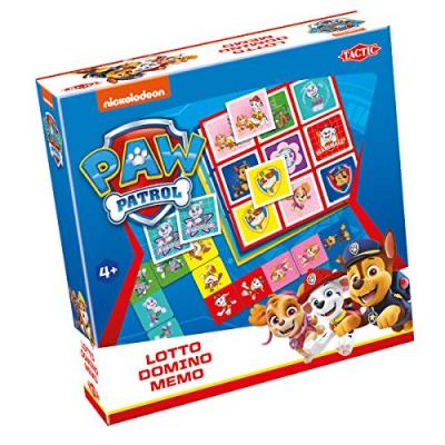 Tactic jeux 3 en 1 (m&eacute;mo, loto, domino) patrouille de patrouilles