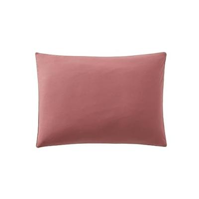 Taie d'oreiller en coton Bons Jours Rose indien / Rose solaire 50x70 cm