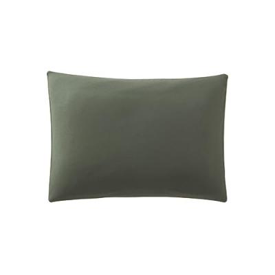 Taie d'oreiller en coton bicolore, Bons Jours, Palme/Aloe, Essix