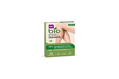 BIO NATURAL 0% bandas de cera corporales depilatorias 20 u
