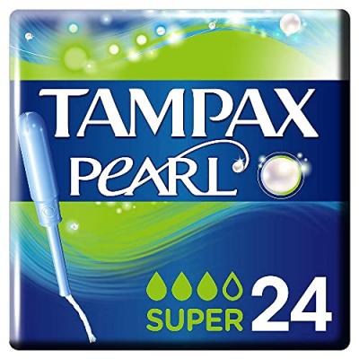 Tampax Pearl Super Tampons, 24 Pi&egrave;ces, 24 Unit&eacute;s