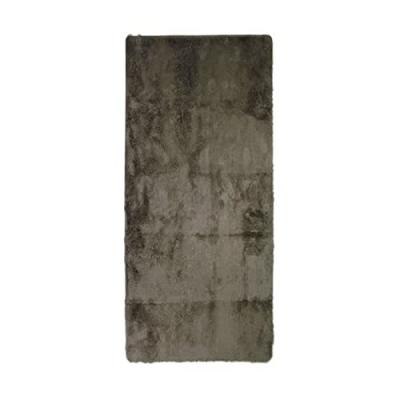 Tapis &agrave; Poils Longs Extra-Doux, 80cm x 180cm, Taupe