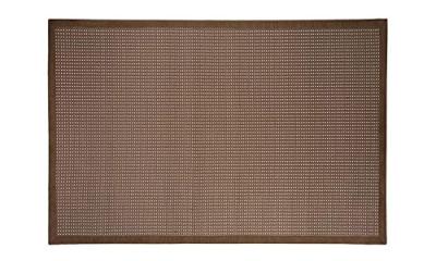 Tapis Tress&eacute;, 230cm x 160cm, Marron