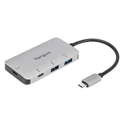 Targus ACH228 USB-C 2x USB-A+2x USB-C Argent