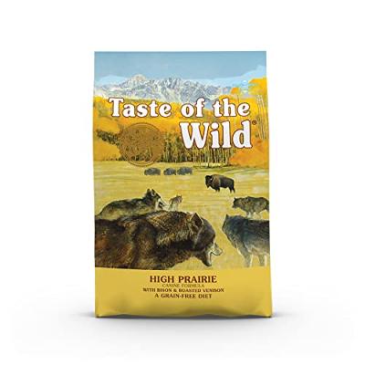 Taste of the Wild Prairie &eacute;lev&eacute;e avec Venison r&ocirc;tie et Bison 2 kg
