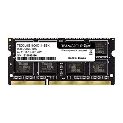 Team Group 8GB DDR3L SO-DIMM module de m&eacute;moire 8 Go 1 x 8 Go 1600 MHz