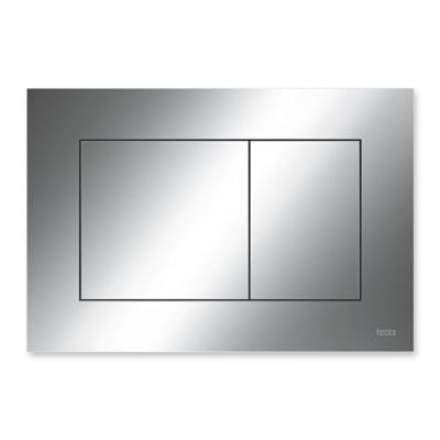Plaque de d&eacute;clenchement chrom&eacute; brillant double touche TECEnow 9240401