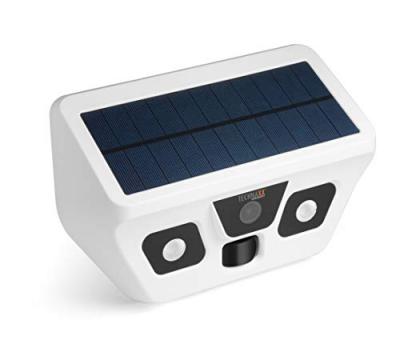 Technaxx Cam&eacute;ra d'ext&eacute;rieur solaire FullHD avec &eacute;clairage LED TX-156