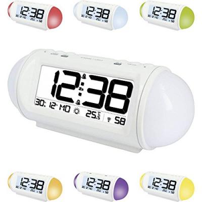 R&eacute;veil radiopilot&eacute;(e) Techno Line WT 499 blanc 