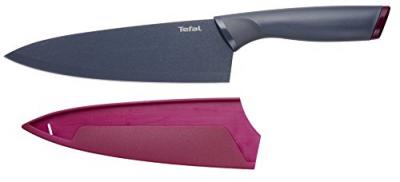 Tefal fresh kitchen couteau chef 20 cm mauve + protection TEFK1220204