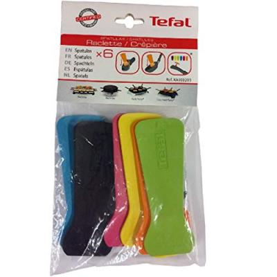 Lot de 6 spatules &agrave; raclette thermoplastiques - TEFAL - xa900203