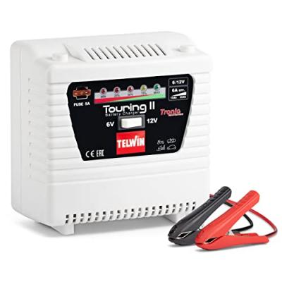 Chargeur de batterie touring 11 telwin - volt 6-12 ah 15-25-30-55