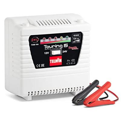 Petit chargeur 12/24 v pour batteries au plomb telwin touring 15