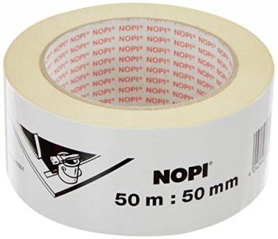 NOPI ruban de maquage en papier cr&ecirc;p&eacute; pour peinture, b&eacute;ige