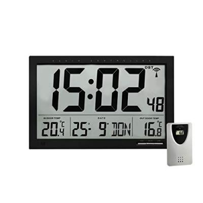 Tfa Dostmann 60.4510.01 Radio Wall Alarm Clock Noir,Gris