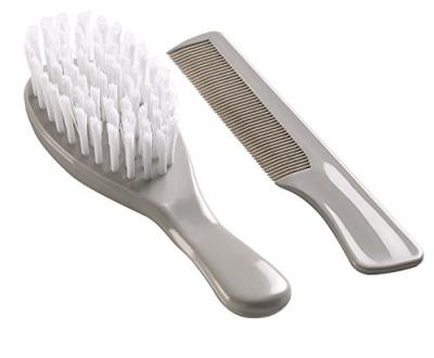 THERMOBABY Brosse et Peigne Gris charme - Fabriqu&eacute; en France