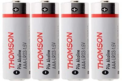 Pack 4 piles alcalines LR03 AAA 1,5V - Thomson
