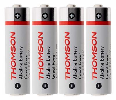 Pack 4 piles alcalines LR06 AA 1,5 V - Thomson