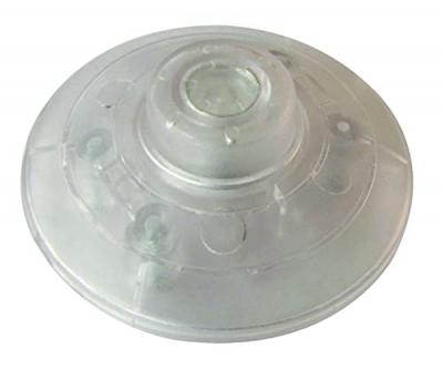 Interrupteur poussoir plastique blanc unipolaire 2A 250V