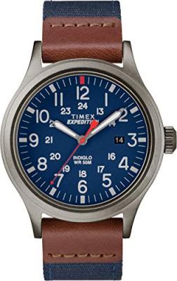 Timex Homme Analogique classique Quartz Montre avec Bracelet en Tissu TW4B14100