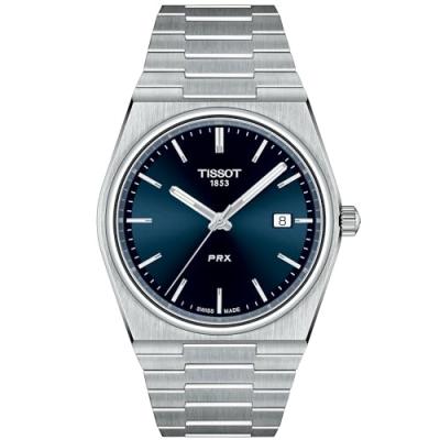 Tissot orologio PRX 40mm blu quarzo acciaio T137.410.11.041.00