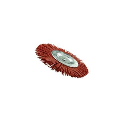 Polybrosse rouge circulaire pour bois TIVOLY, Diam.100 mm