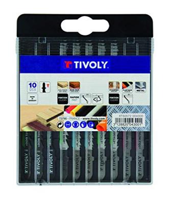 Lot de 10 lames coupe multimat&eacute;riau TIVOLY